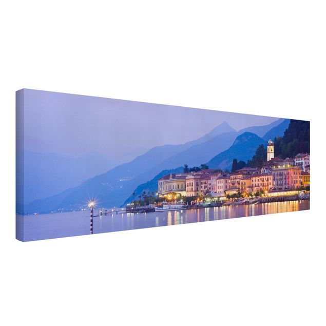 Canvas schilderijen Bellagio On Lake Como