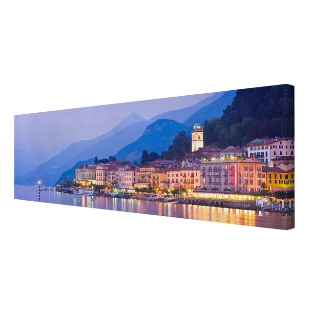 Canvas schilderijen Bellagio On Lake Como