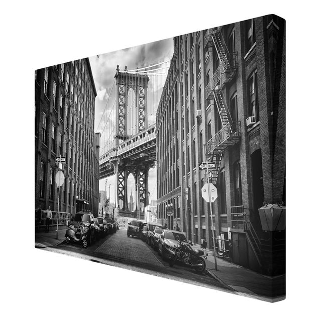 Canvas schilderijen Manhattan Bridge In America