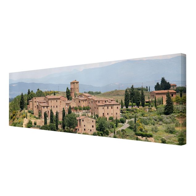 Canvas schilderijen Charming Tuscany