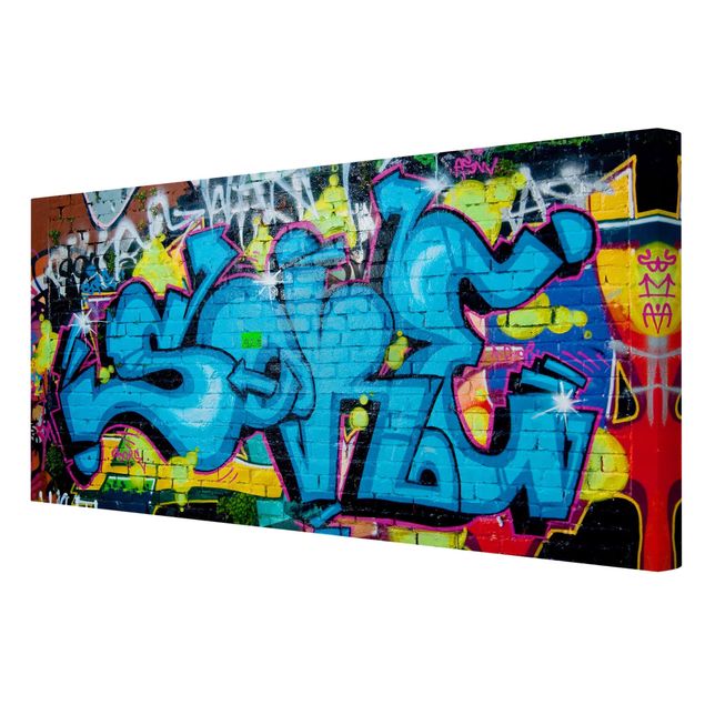 Canvas schilderijen Colours of Graffiti