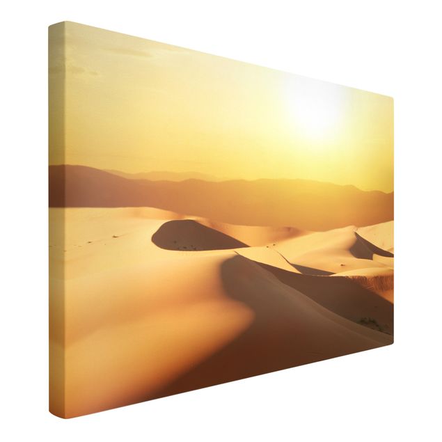 Canvas schilderijen The Saudi Arabian Desert