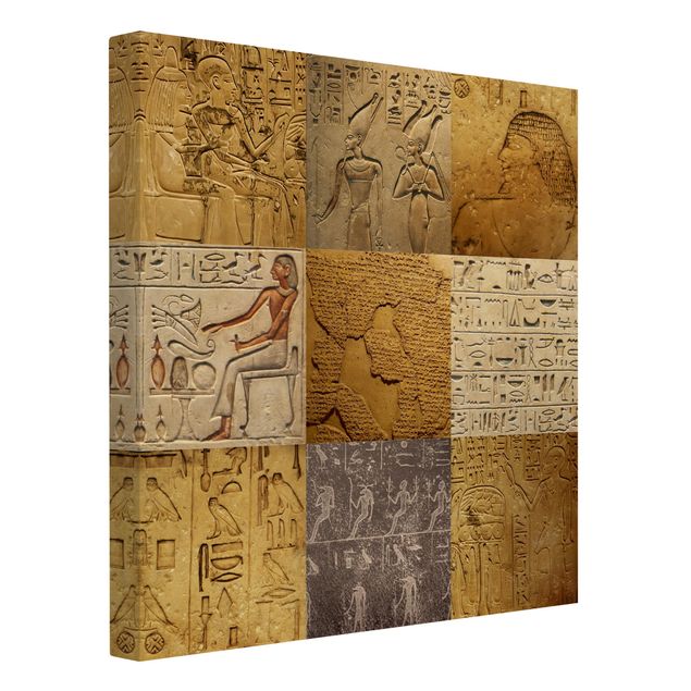 Canvas schilderijen Egyptian Mosaic