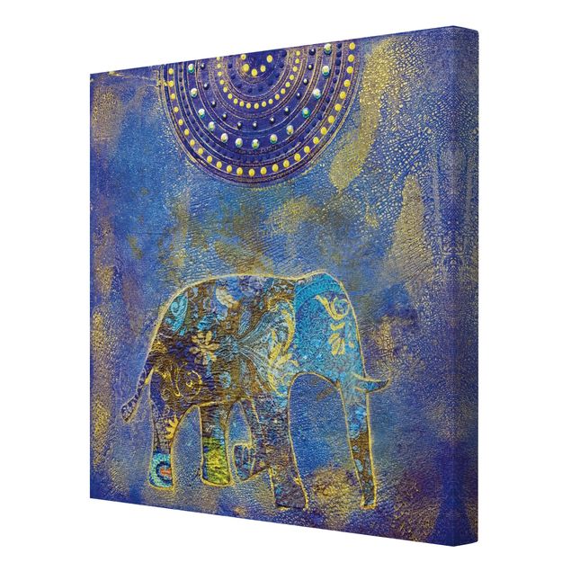 Canvas schilderijen Elephant In Marrakech