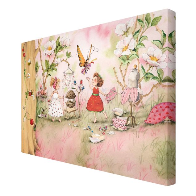 Canvas schilderijen Little Strawberry Strawberry Fairy - Tailor Room
