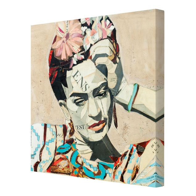 Canvas schilderijen Frida Kahlo - Collage No.1