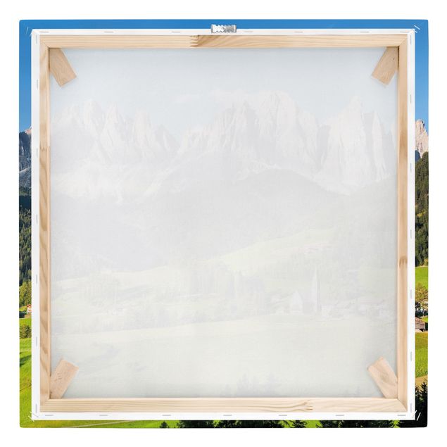 Canvas schilderijen Odle In South Tyrol
