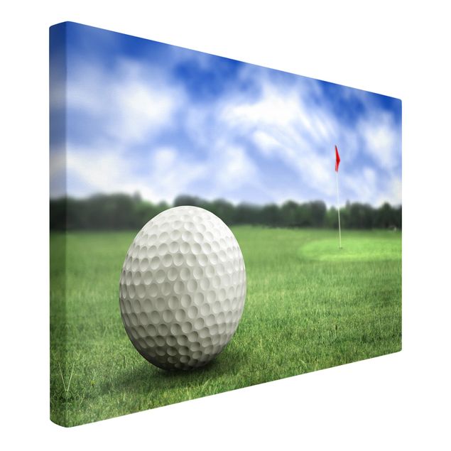 Canvas schilderijen Golf ball