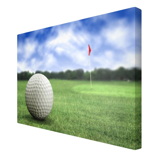 Canvas schilderijen Golf ball