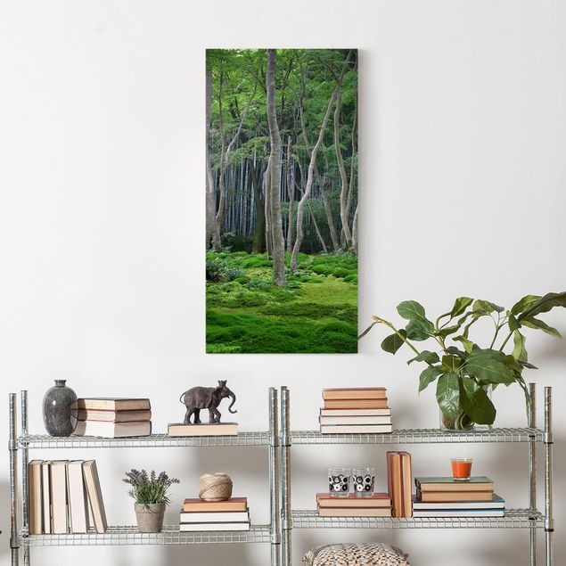 Canvas schilderijen Japanese Forest