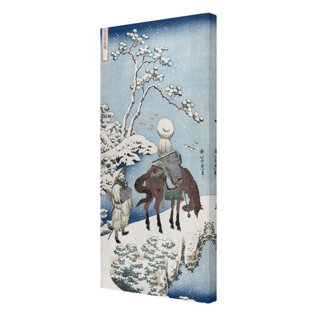 Canvas schilderijen Katsushika Hokusai - The Chinese Poet Su Dongpo