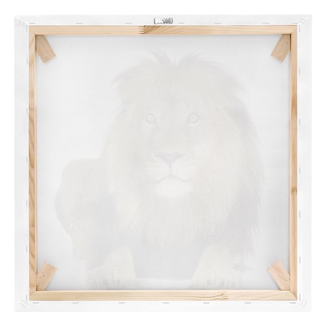 Canvas schilderijen King Lion ll