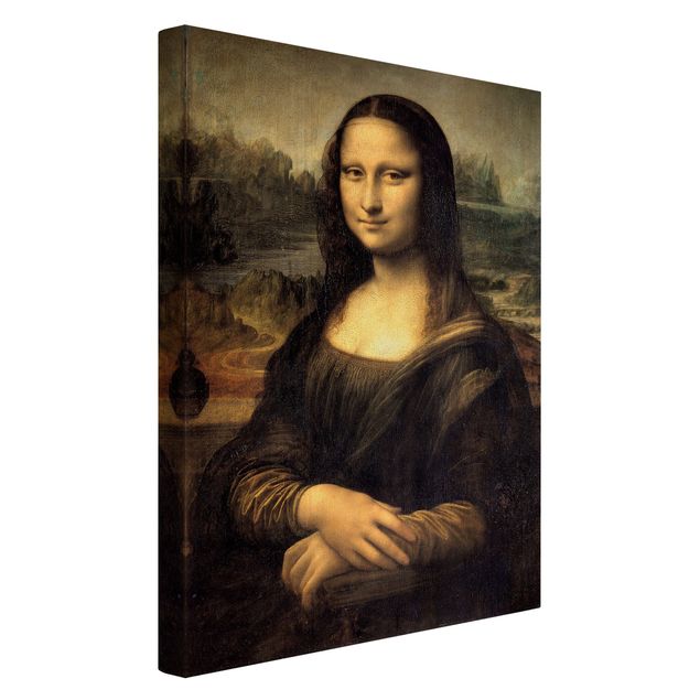 Canvas schilderijen Leonardo da Vinci - Mona Lisa