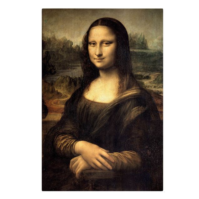 Canvas schilderijen Leonardo da Vinci - Mona Lisa