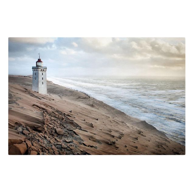 Canvas schilderijen Lighthouse In Denmark