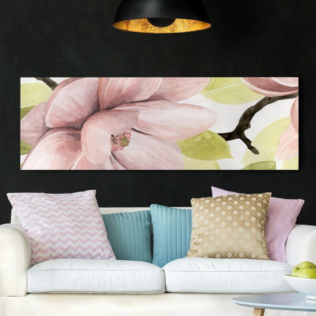 Canvas schilderijen Magnolia Blushing II