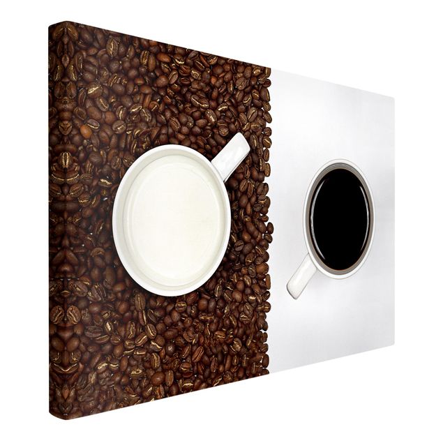 Canvas schilderijen Caffee Latte
