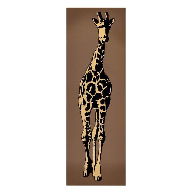 Canvas schilderijen Giraffe