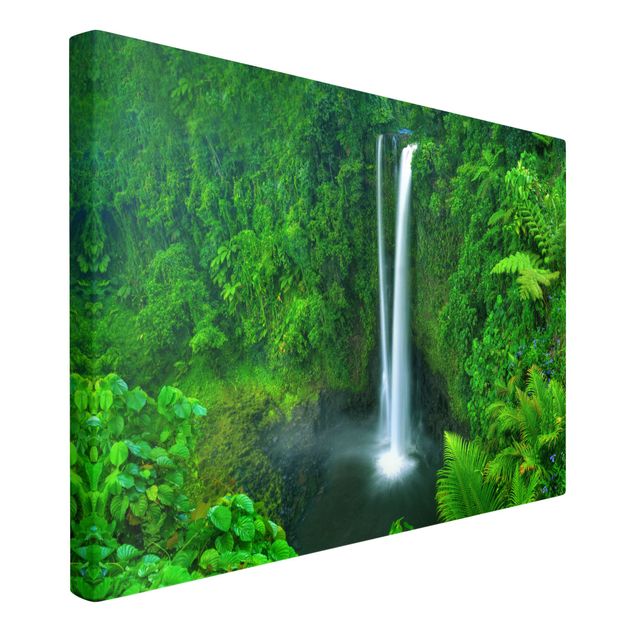Canvas schilderijen Heavenly Waterfall