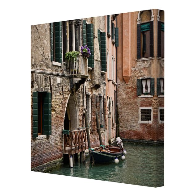Canvas schilderijen Parking Venice