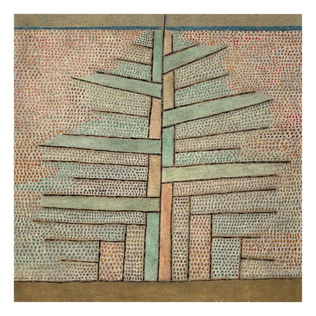 Canvas schilderijen Paul Klee - Pine
