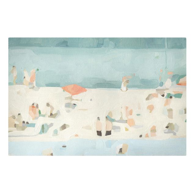 Canvas schilderijen Sandbank In The Sea II