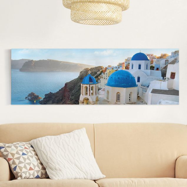 Canvas schilderijen Santorini