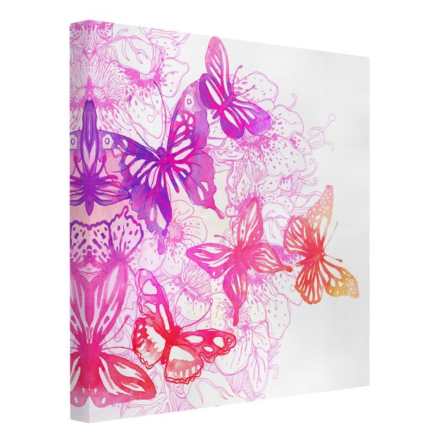 Canvas schilderijen Butterfly Dream