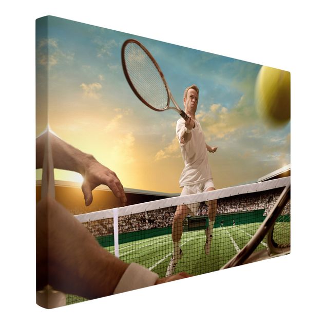 Canvas schilderijen Tennis Player