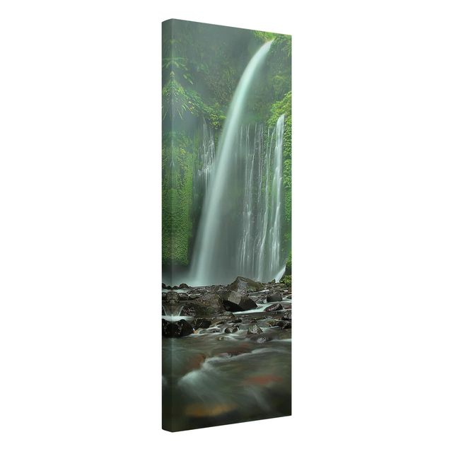 Canvas schilderijen Tropical Waterfall
