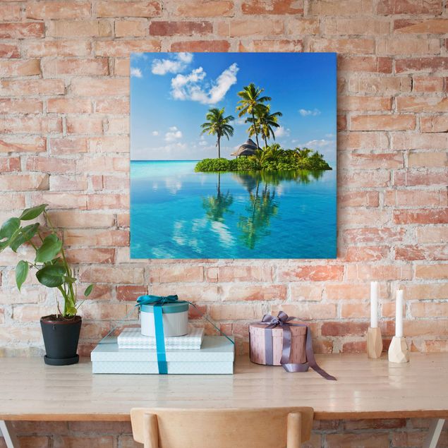 Canvas schilderijen Tropical Paradise