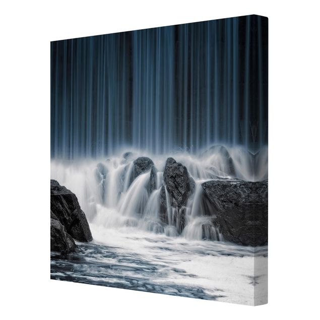 Canvas schilderijen Waterfall In Finland