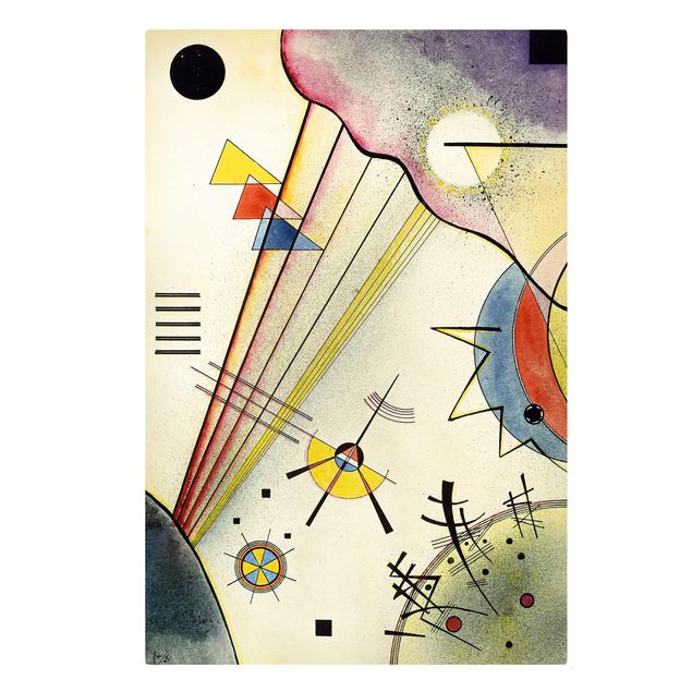 Canvas schilderijen Wassily Kandinsky - Significant Connection