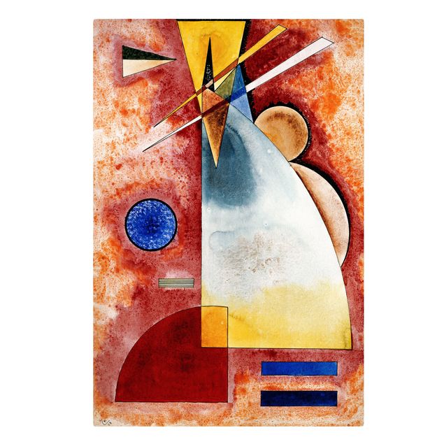 Canvas schilderijen Wassily Kandinsky - In One Another
