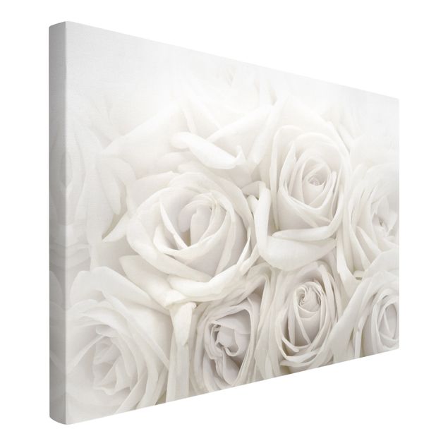 Canvas schilderijen White Roses