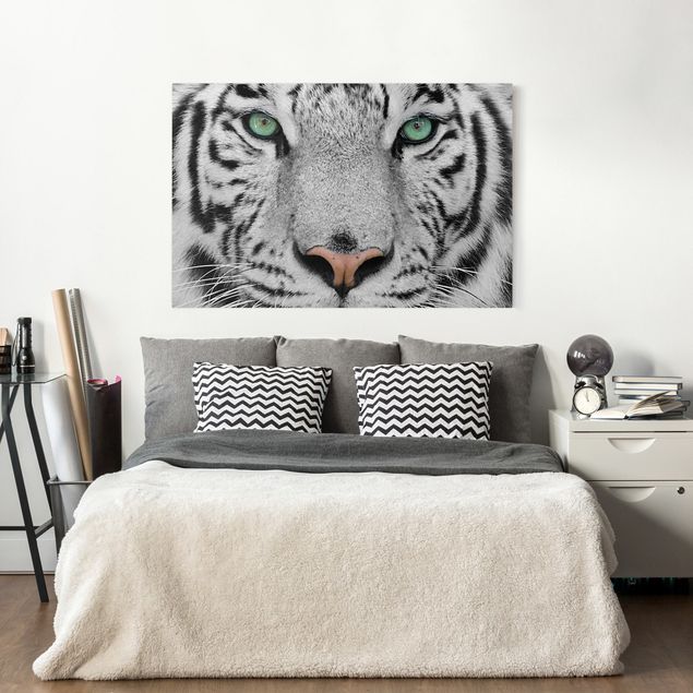 Canvas schilderijen White Tiger