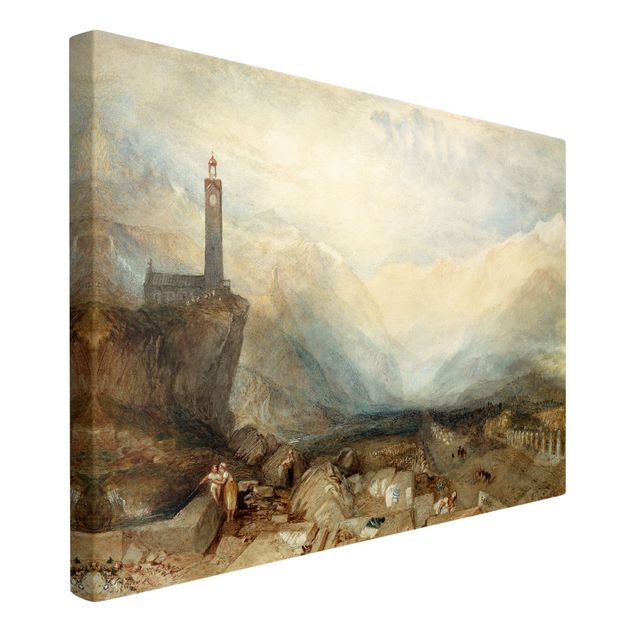 Canvas schilderijen William Turner - The Splugen Pass