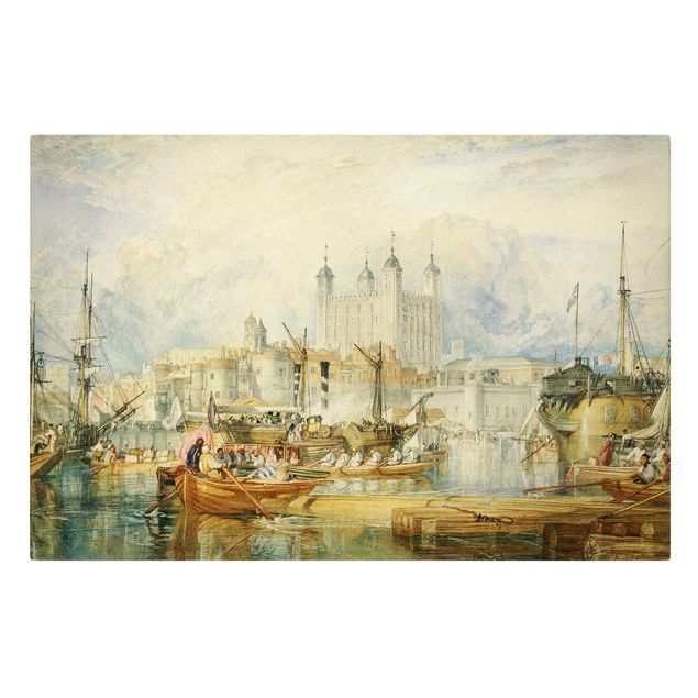 Canvas schilderijen William Turner - Tower Of London
