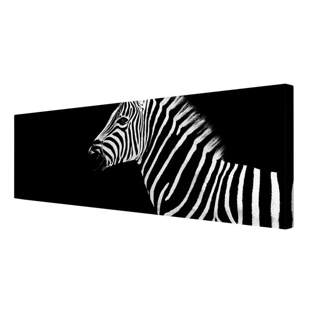 Canvas schilderijen Zebra Safari Art