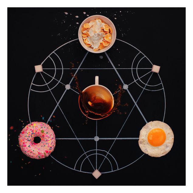 Fotobehang Alchemy Of Breakfast