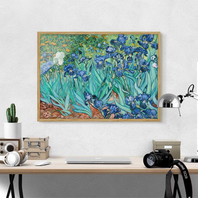 Ingelijste posters Vincent Van Gogh - Iris