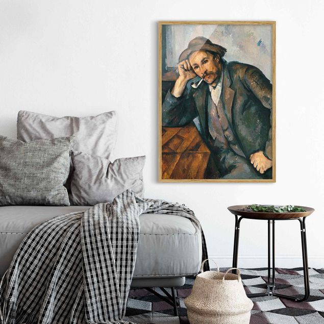 Ingelijste posters Paul Cézanne - The Pipe Smoker