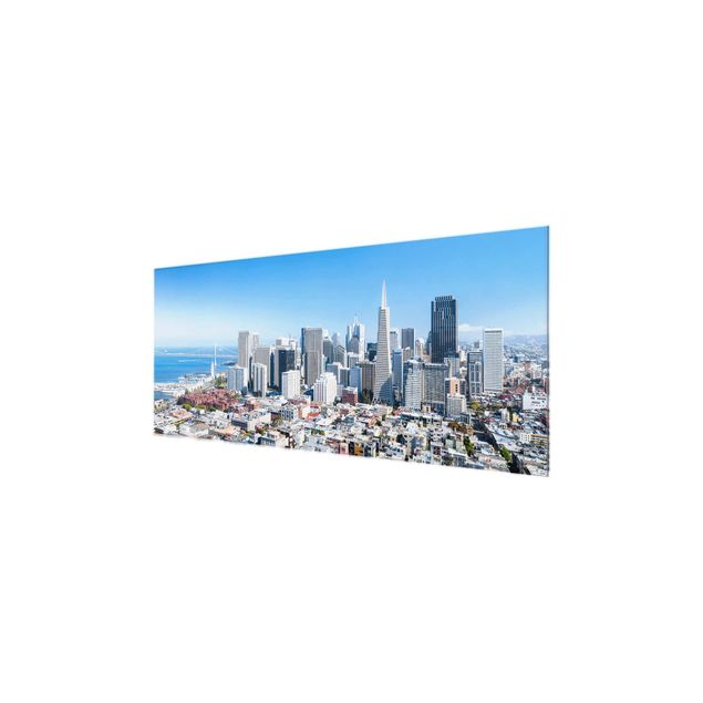 Glasschilderijen San Francisco Skyline