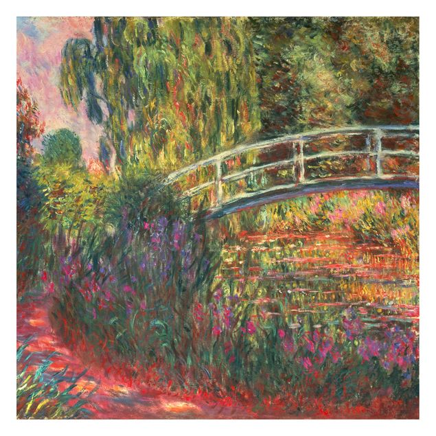 Fotobehang Claude Monet - Japanese Bridge In The Garden Of Giverny