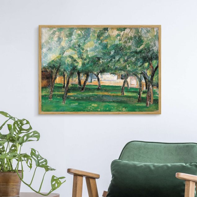 Ingelijste posters Paul Cézanne - Farm In Normandy