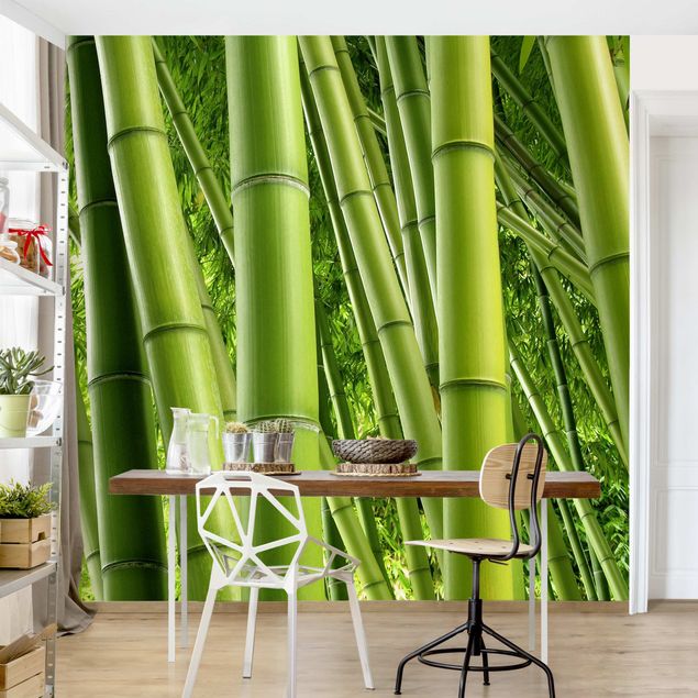 Fotobehang Bamboo Trees