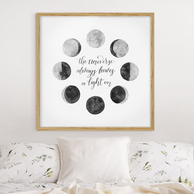 Ingelijste posters Ode To The Moon - Universe