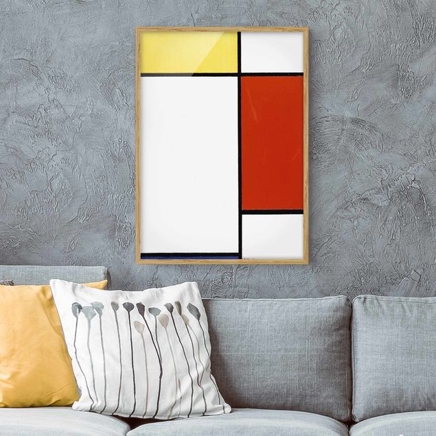 Ingelijste posters Piet Mondrian - Composition I
