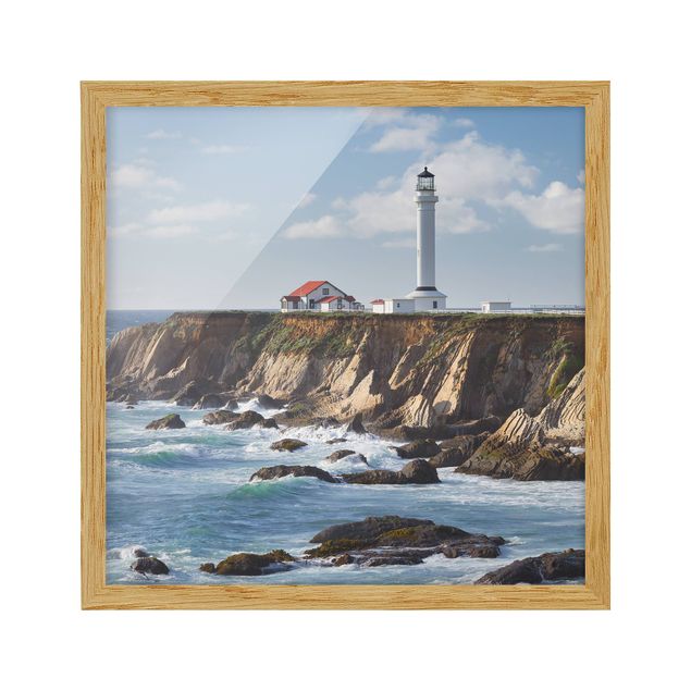 Ingelijste posters Point Arena Lighthouse California