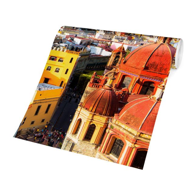 Fotobehang Colourful Houses Guanajuato